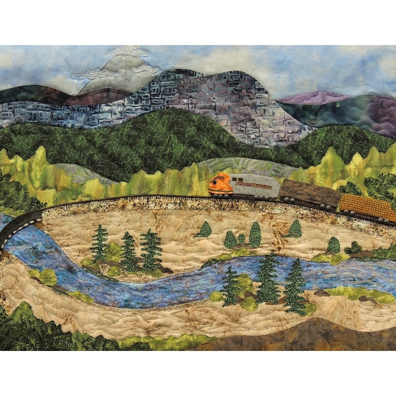 Train Sightseeing CLT2911151H Quilt Blanket