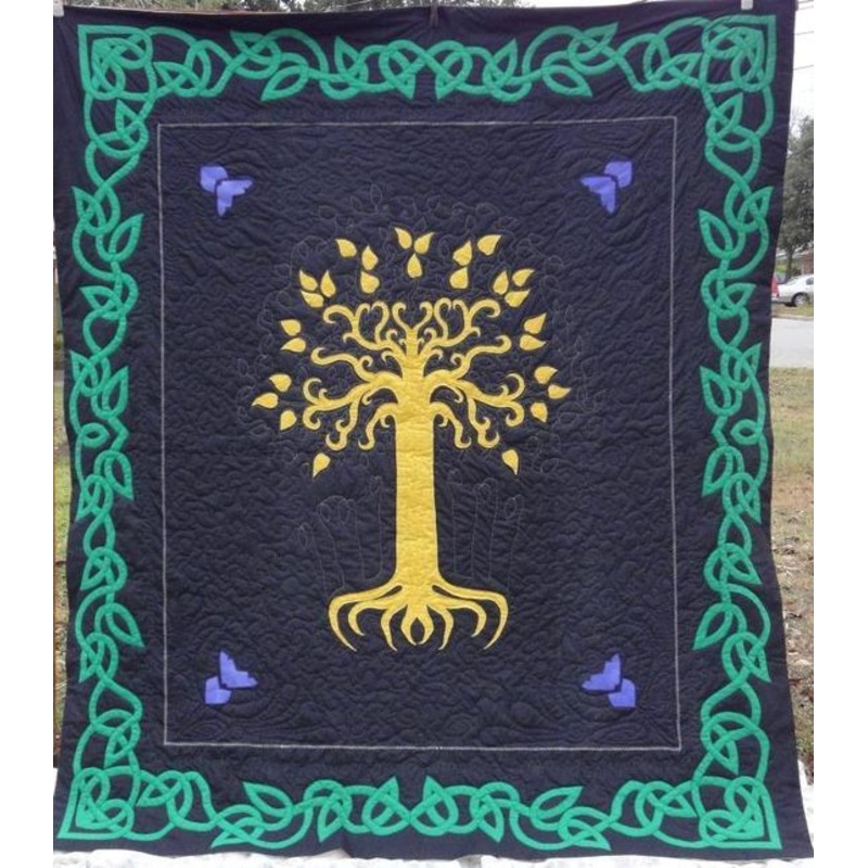 Tree Of Life Celtic CLA0910715Q Quilt Blanket