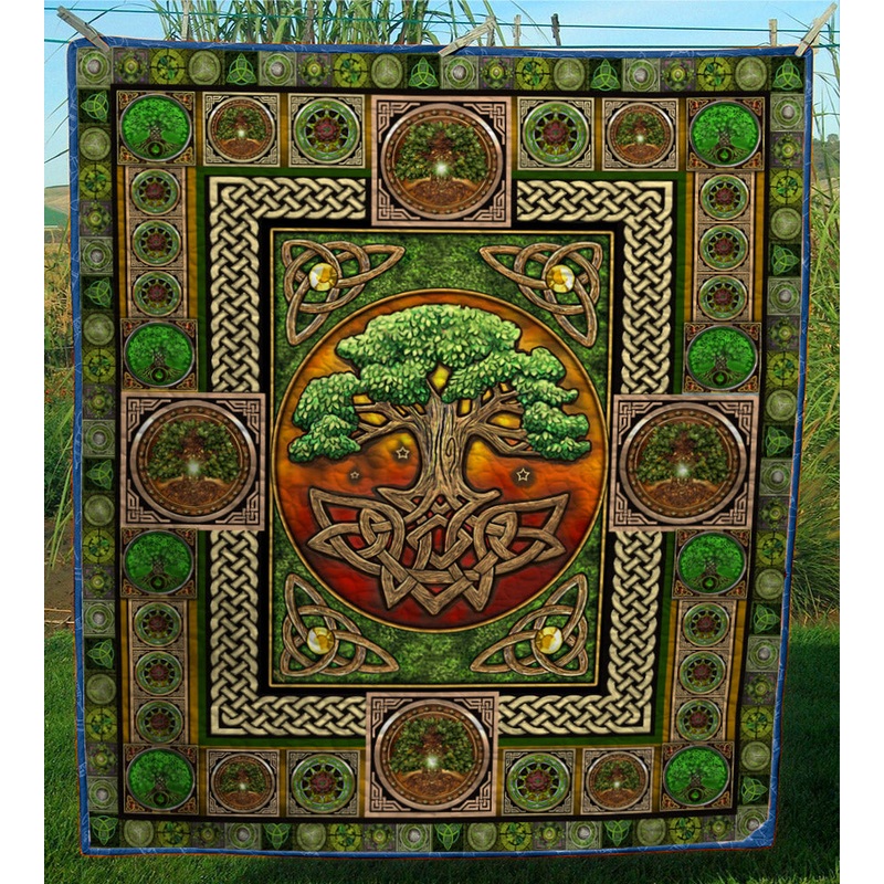 Tree Of Life CL28101155MDQ Quilt Blanket