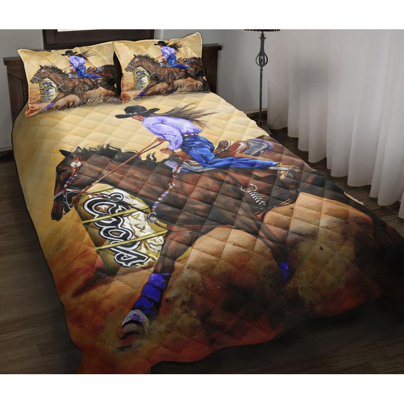 Barrel Racing Quilt Bedding Set ND240902