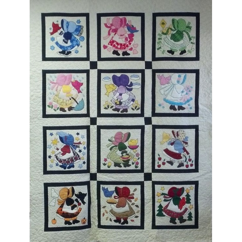 Sunbonnet Sue CLA0910660Q Quilt Blanket