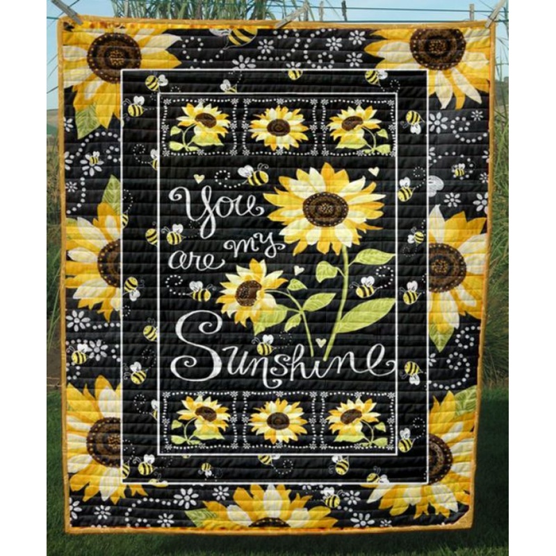 Sunflower CLA0710714Q Quilt Blanket