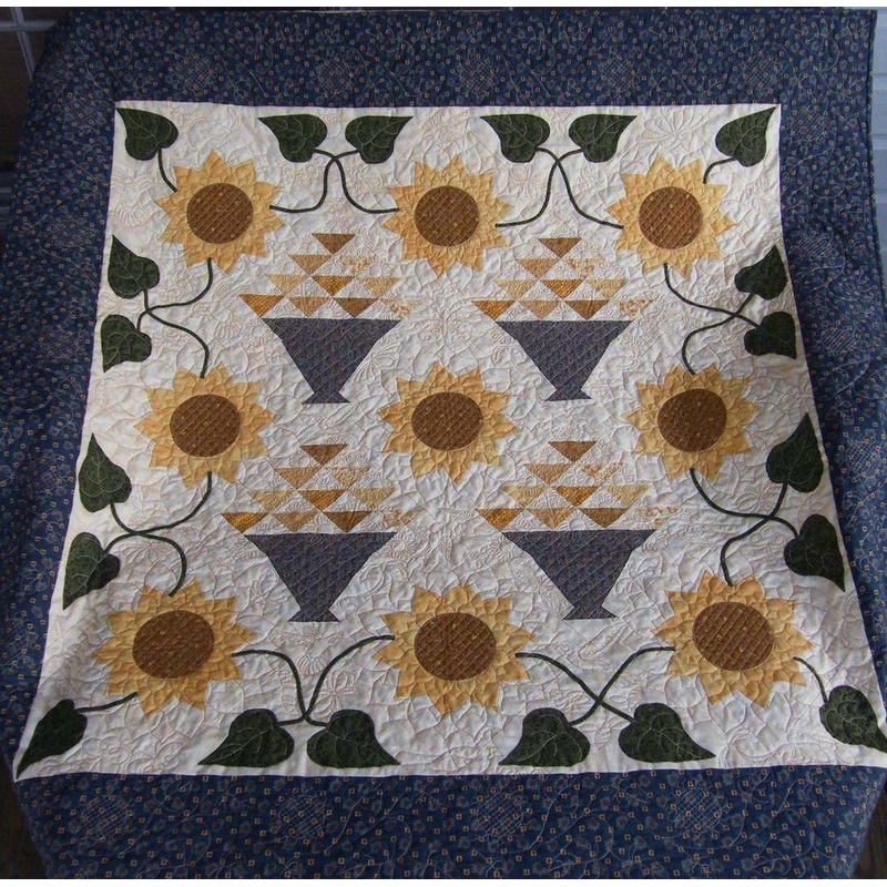 Sunflower CLM020736 Quilt Blanket