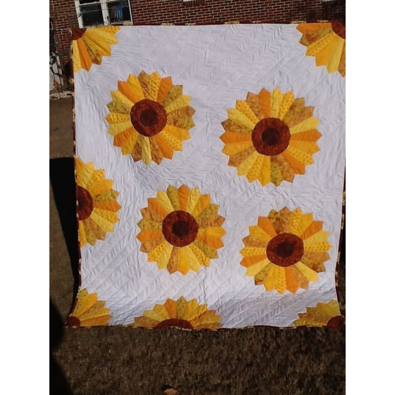 Sunflower CLM1410084 Quilt Blanket