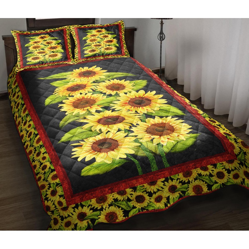 Sunflower Quilt Bedding Set ND230910