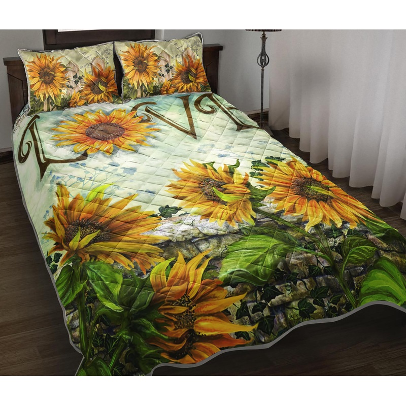 Sunflower Quilt Bedding Set TL230901
