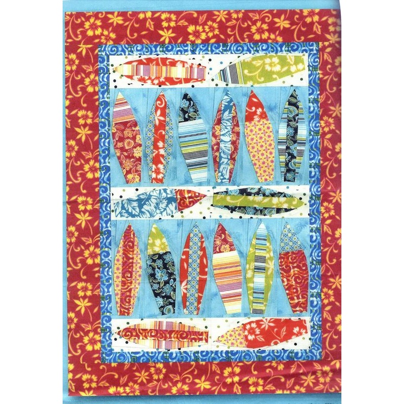 Surfboard CLM0910197 Quilt Blanket