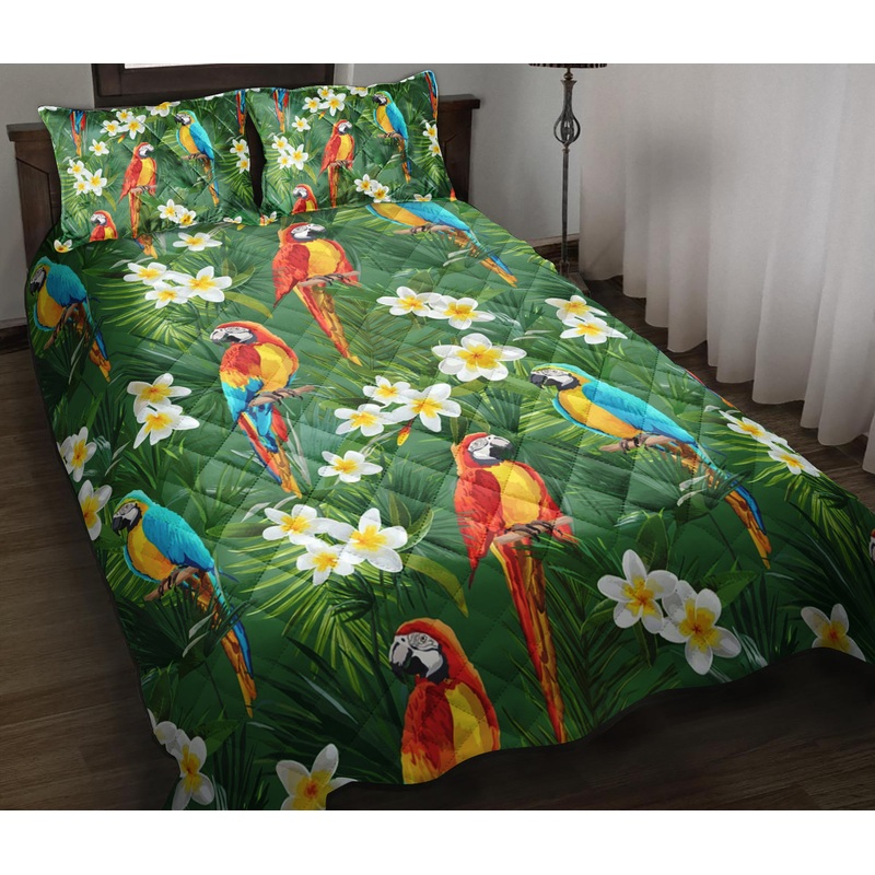 Tropical Parrot Quilt Bedding Set ND230902