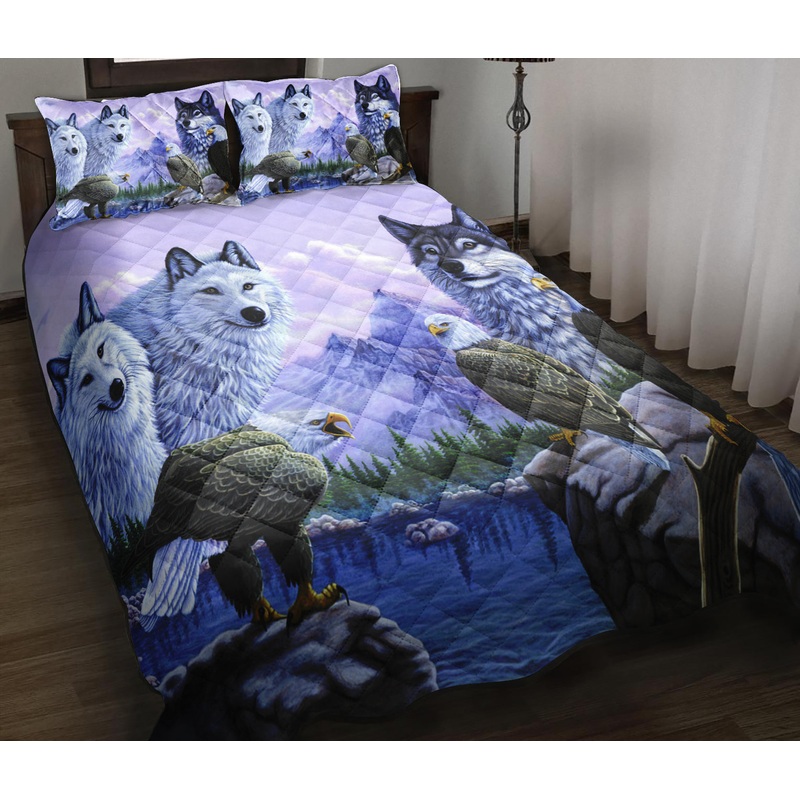 Wolf Spirit Quilt Bedding Set ND240908