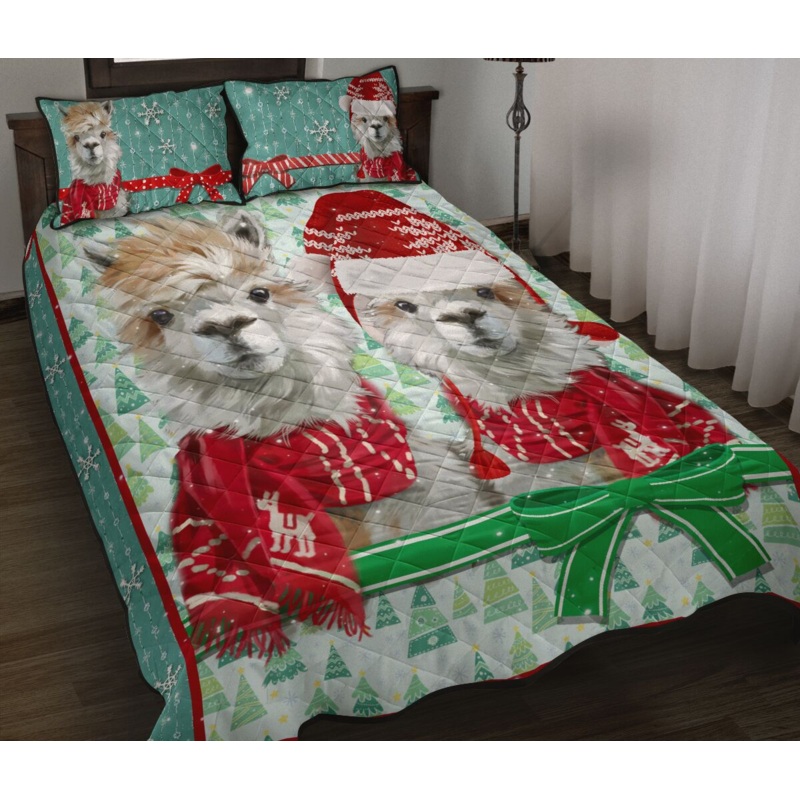 Alpaca Christmas Quilt Bedding Set MT200902T
