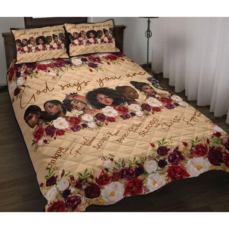 Black Women Quilt Bedding Sets TM200901