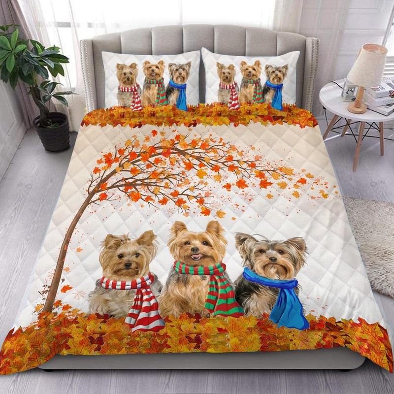 Yorkshire In Fall Quilt Bedding Set HN210906T