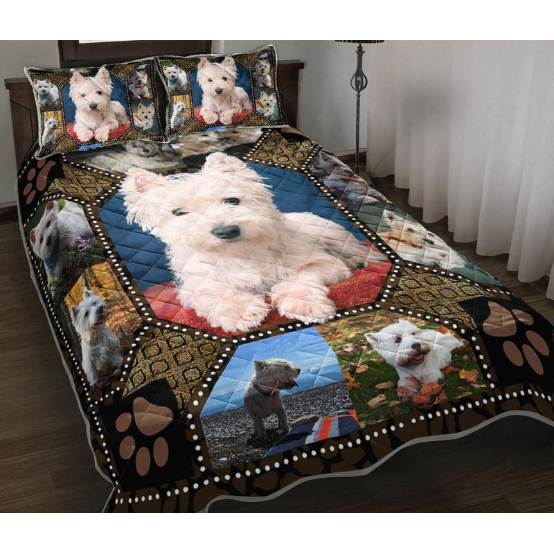 West Highland White Terrier Quilt Bedding Set TL180912