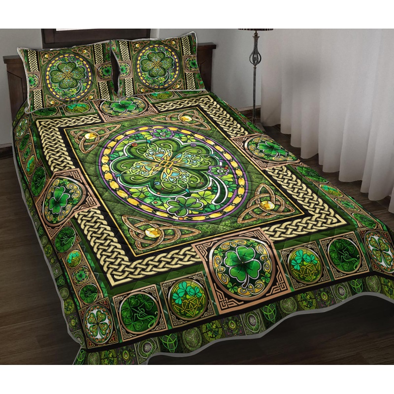 Celtic Clover Quilt Bedding Set TL160909
