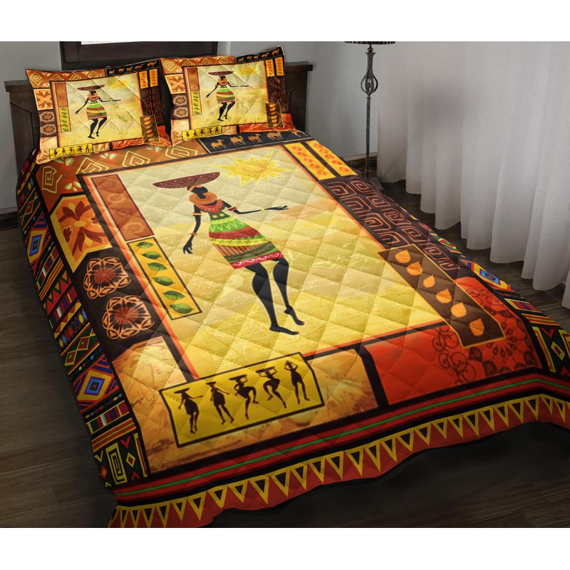 African Quilt Bedding Set HT150901
