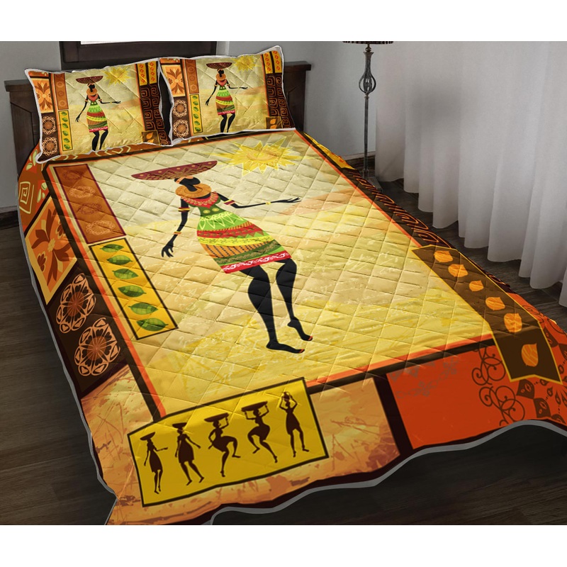 African Women Quilt Bedding Set TL150902