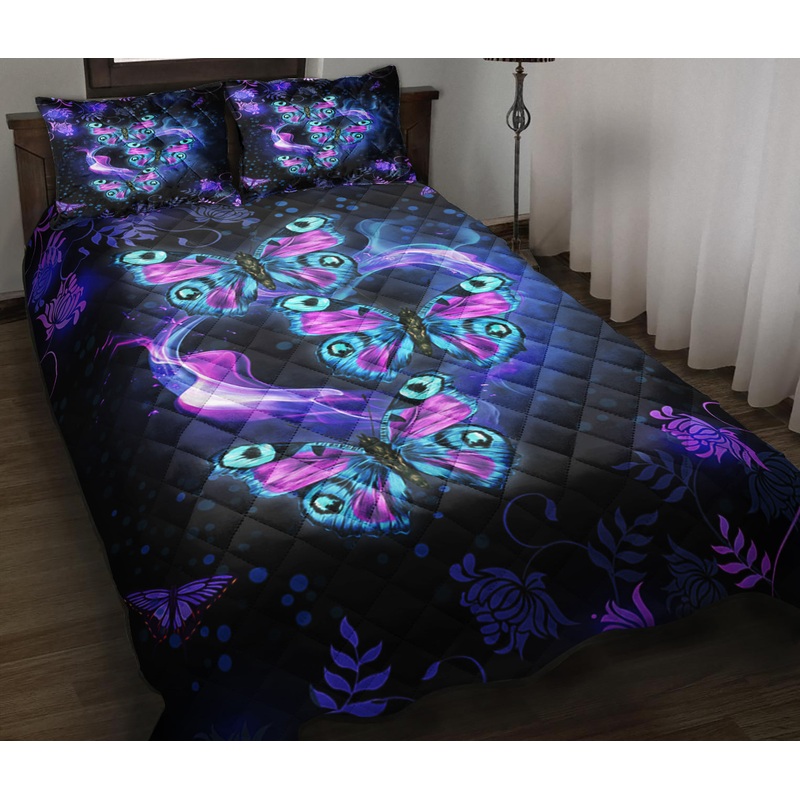 Butterfly Dream Quilt Bedding Set ND150903