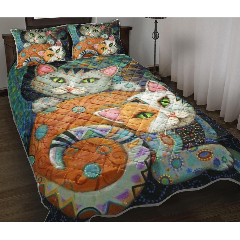 Cat Quilt Bedding Set TL150904