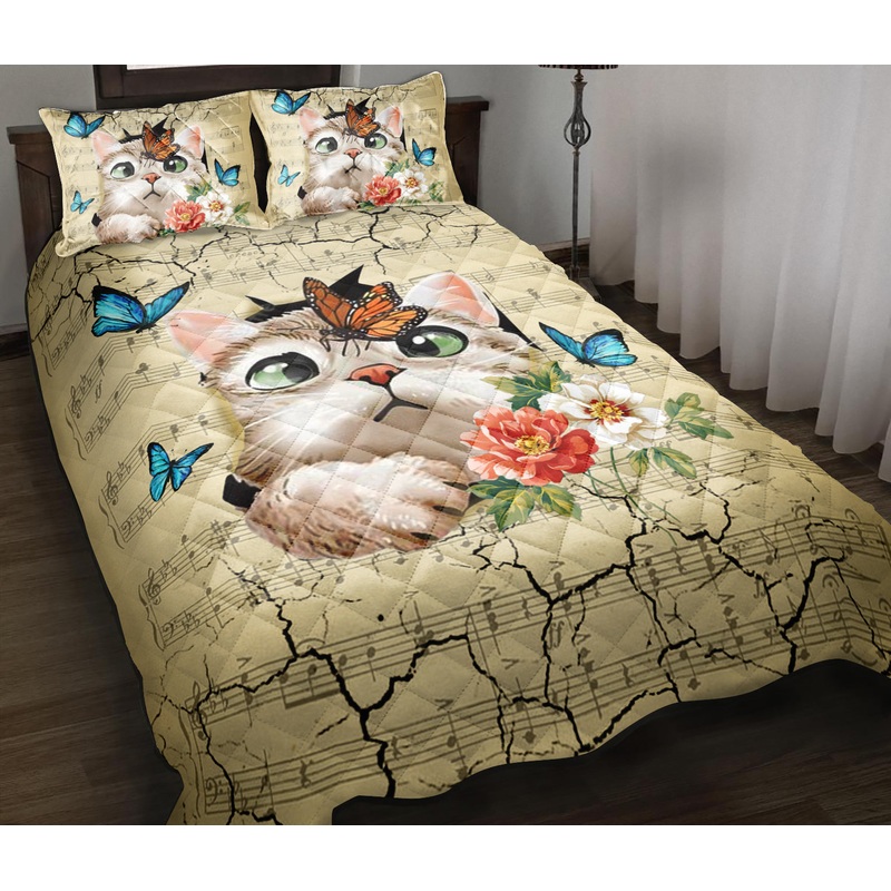 Cat Quilt Bedding Set MT130903T