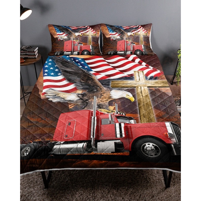 Trucker Quilt Bedding Set CLH1409011