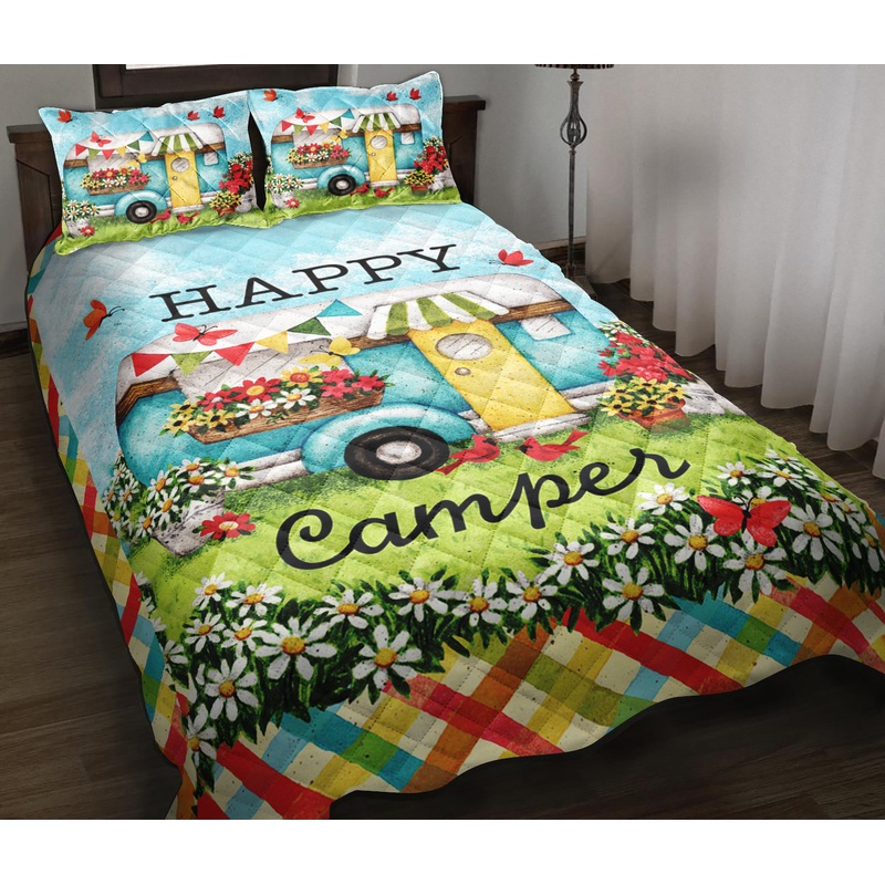 Happy Camper Quilt Bedding Set ND100905