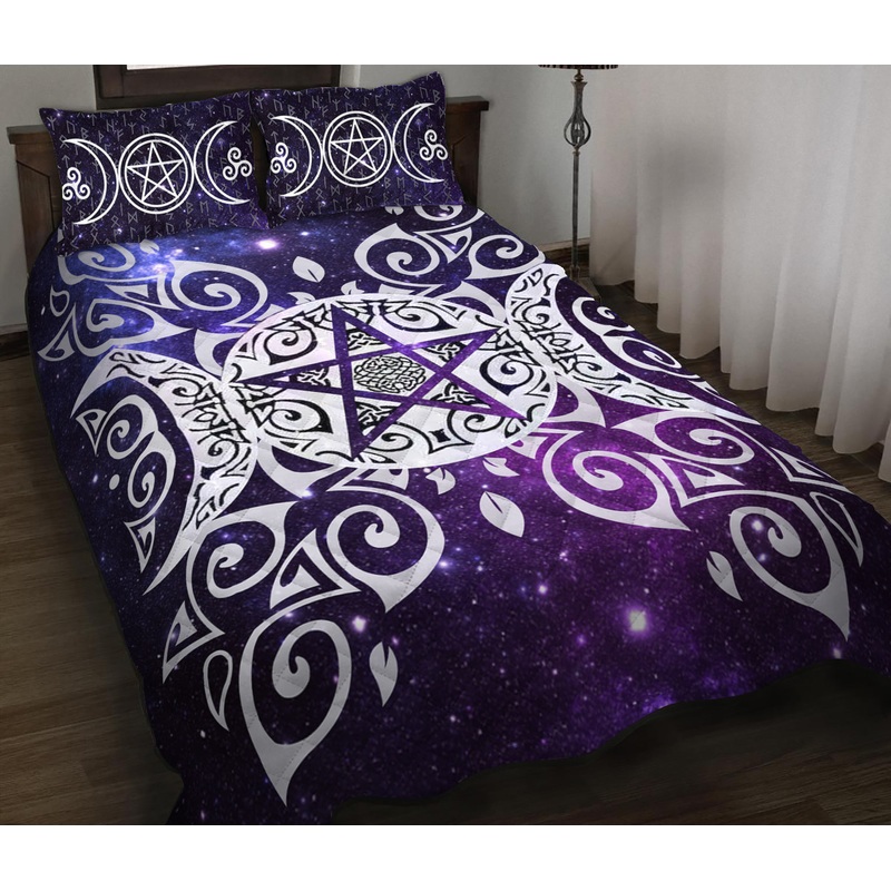 Wicca Quilt Bedding Set HN100906T