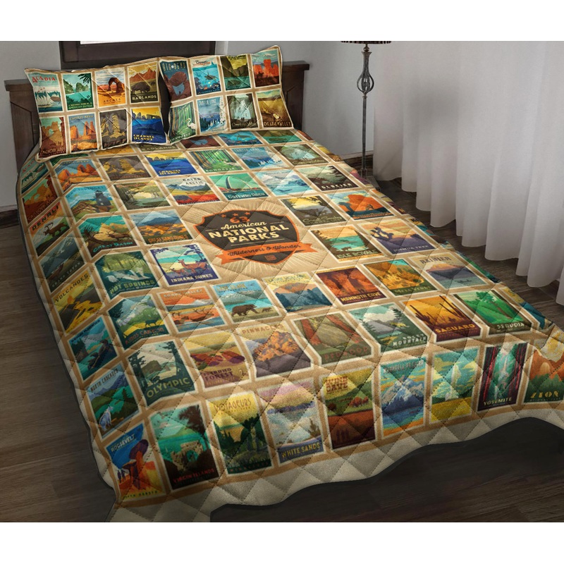 63 National Park Quilt Bedding Set TL090926