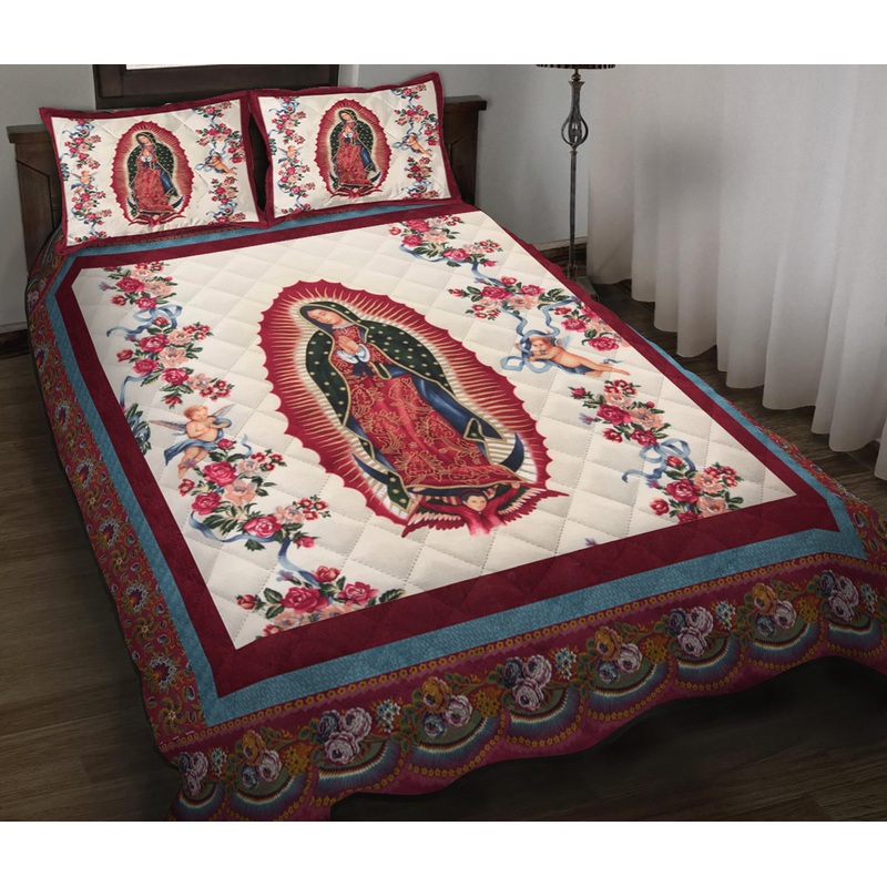 Virgin Guadalupe Quilt Bedding Set HN090905T