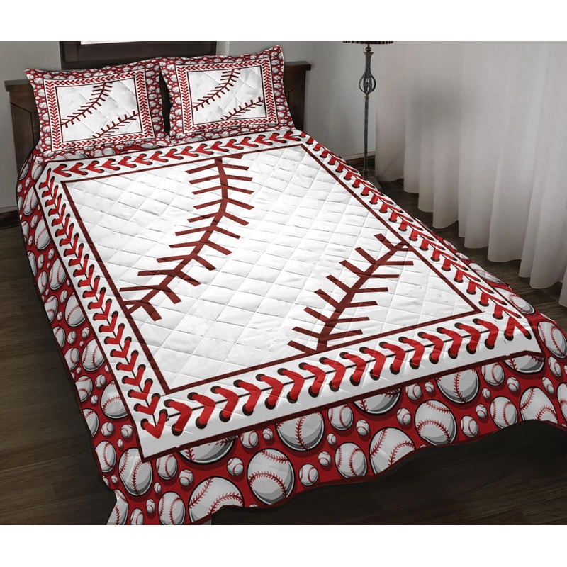 Baseball Quilt Bedding Set TL070904