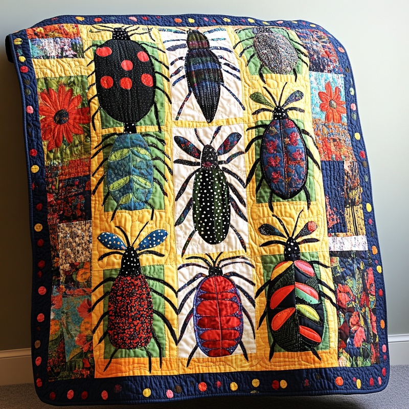 Beetle DAI231124027 Quilt Blanket