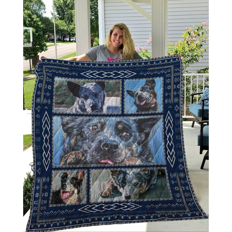 Blue Heeler CLH1611276Q Quilt Blanket
