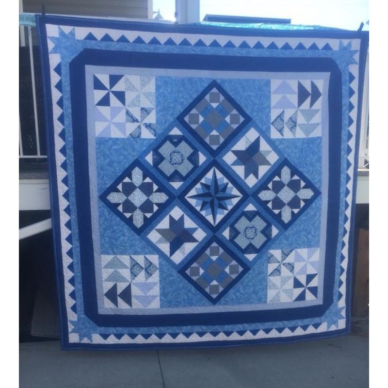 Blue Star Bohemian CLA2810068Q Quilt Blanket
