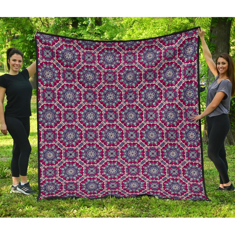 Bohemian CL12100088MDQ Quilt Blanket