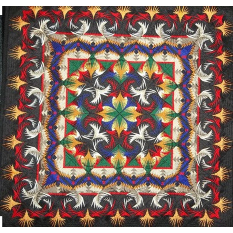 Bohemian CLA1710061Q Quilt Blanket