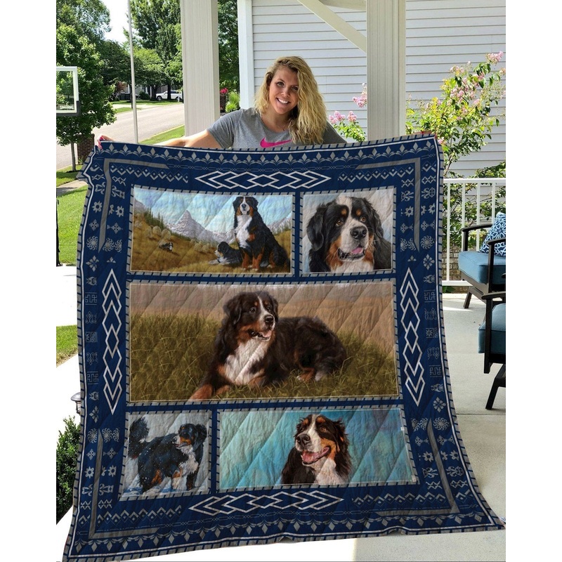 Bernese Mountain Dog CLH1611207Q Quilt Blanket