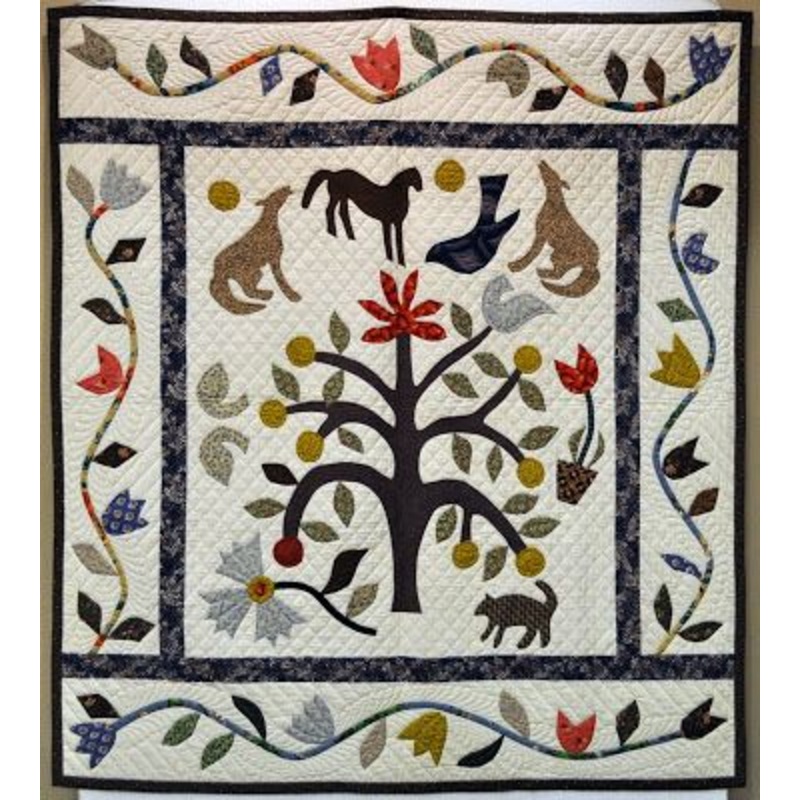 Bird And Tree CLA0711061Q Quilt Blanket