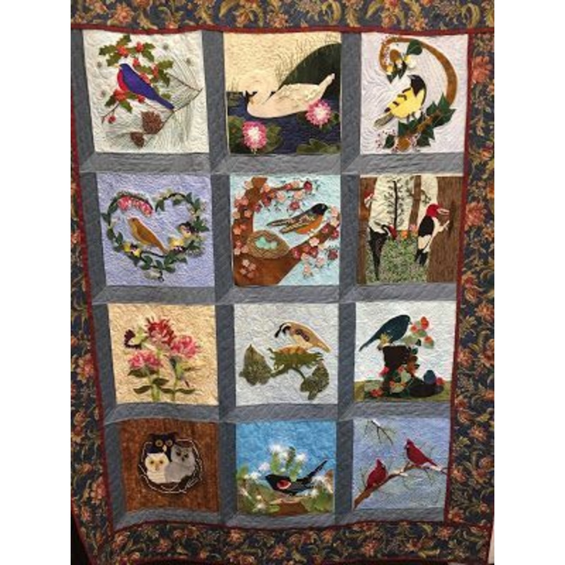 Bird CLA020701 Quilt Blanket
