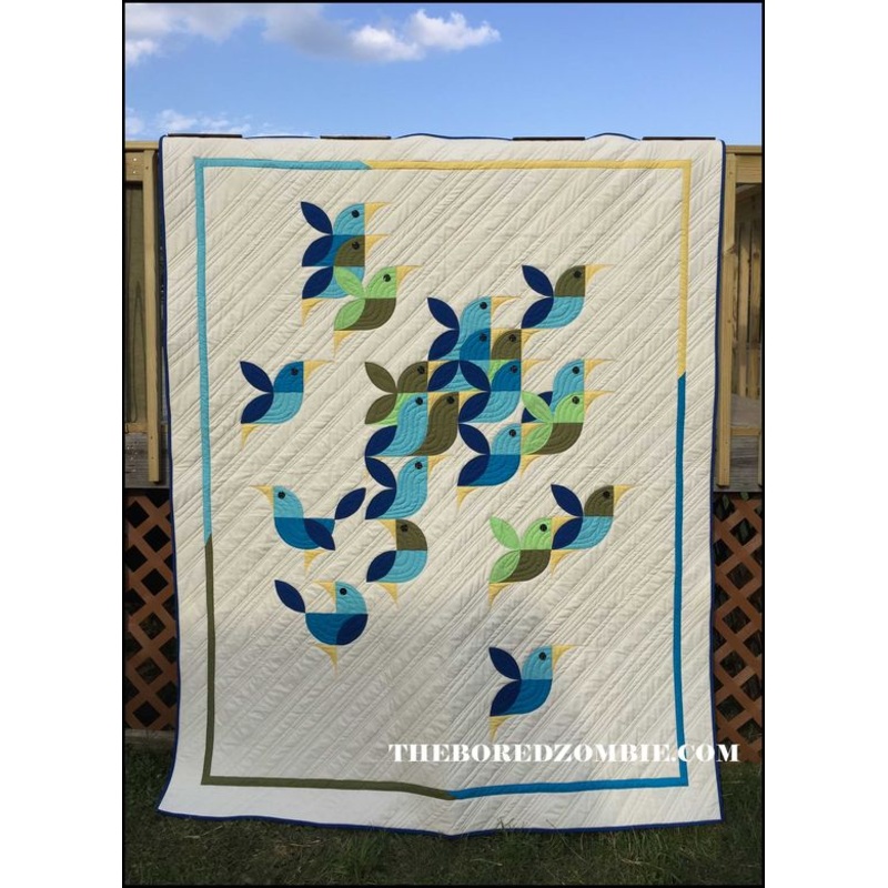 Bird CLA1510025Q Quilt Blanket