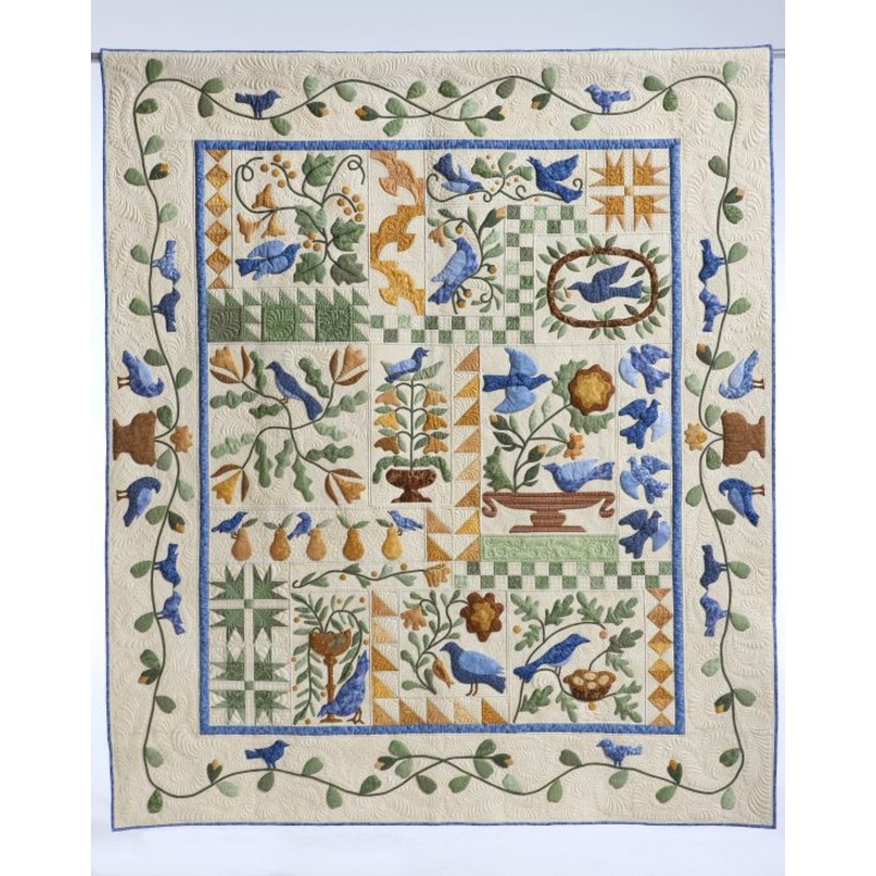 Bird Garden CLA1910030Q Quilt Blanket