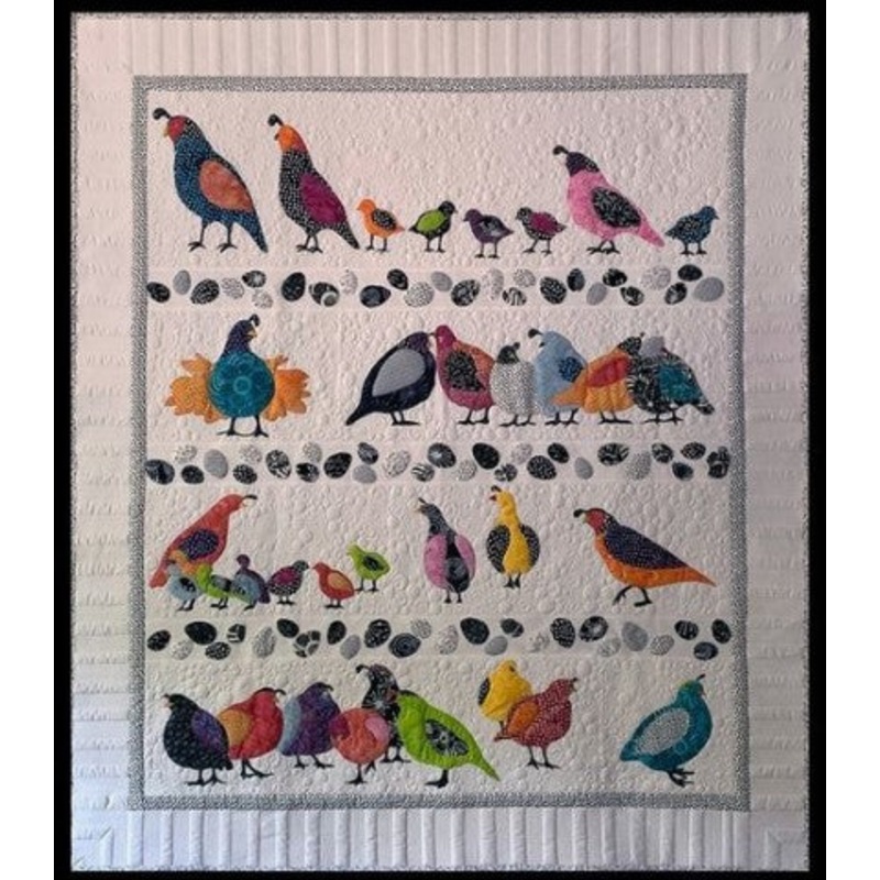 Bird Gathering CLA0611065Q Quilt Blanket