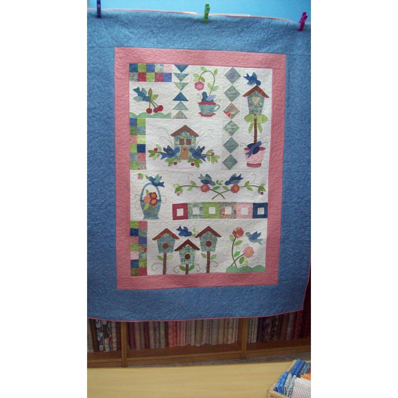 Birdhouse CLM2211083 Quilt Blanket