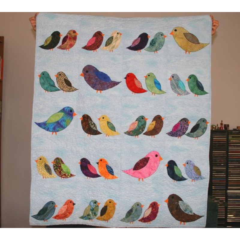 Birds CLA0711067Q Quilt Blanket