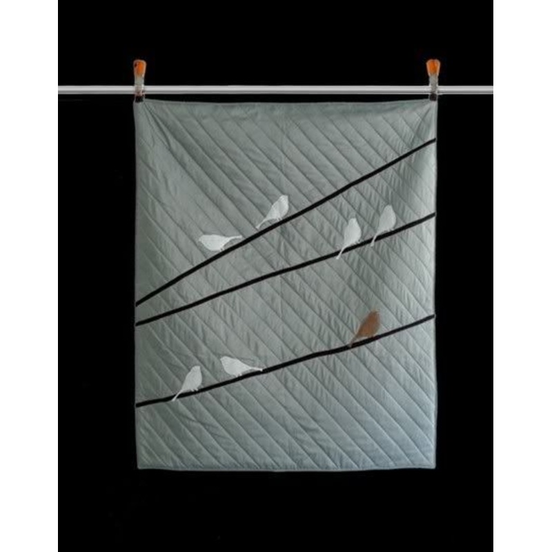 Birds CLA0910065Q Quilt Blanket
