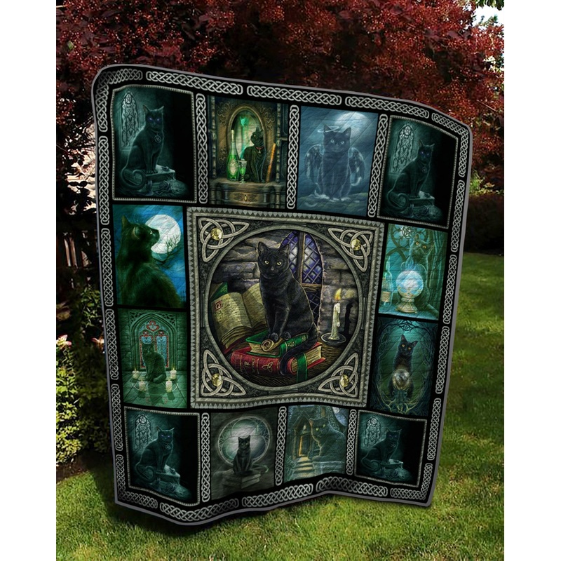 Black Cat Witch TD1511220 Quilt Blanket