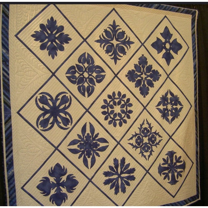 Blue Hawaiian CLA2410050Q Quilt Blanket
