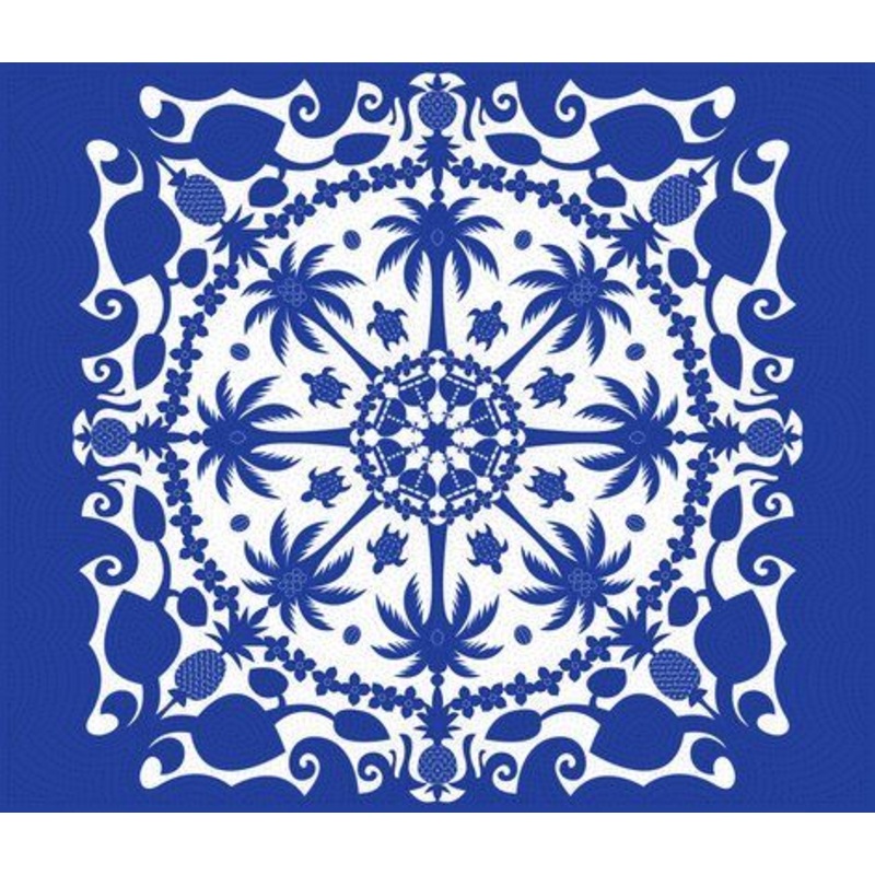 Blue Turtle Hawaiian CLA0611087Q Quilt Blanket
