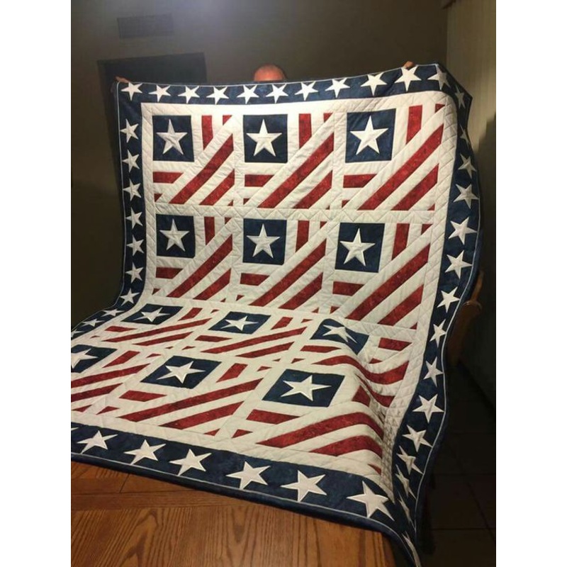 American Flag CLA1410046Q Quilt Blanket