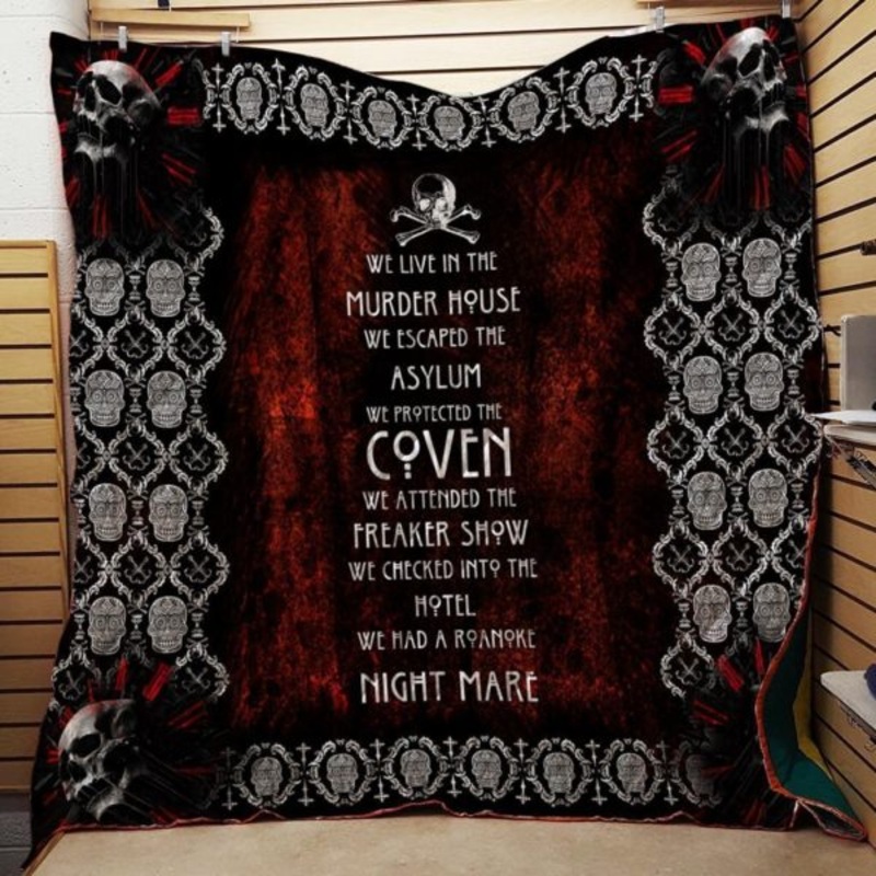 American Horror Story Quotes 3d CLH1611068Q Quilt Blanket
