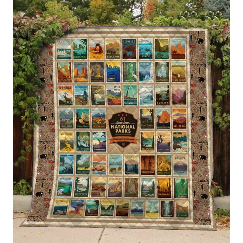 American National Parks CLM1312009Q Quilt Blanket