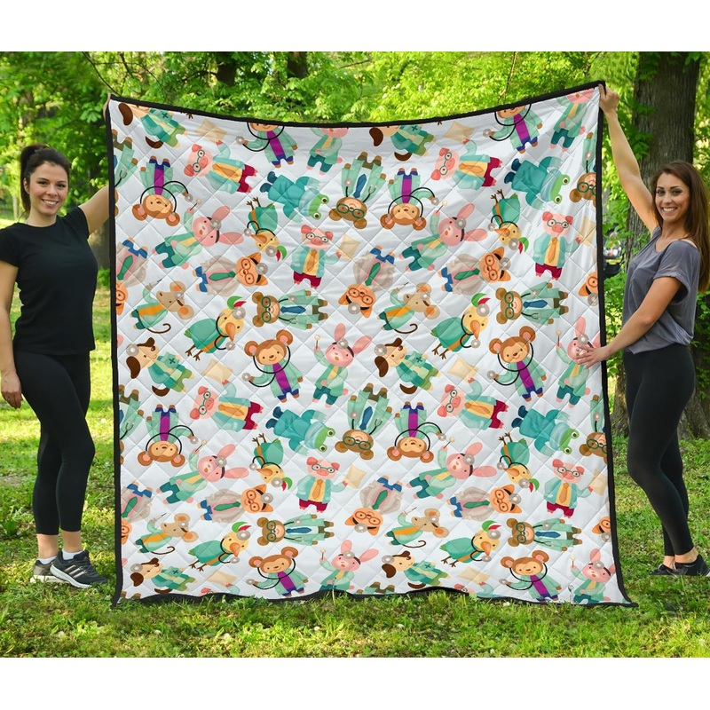 Animal Nurse CL12100028MDQ Quilt Blanket